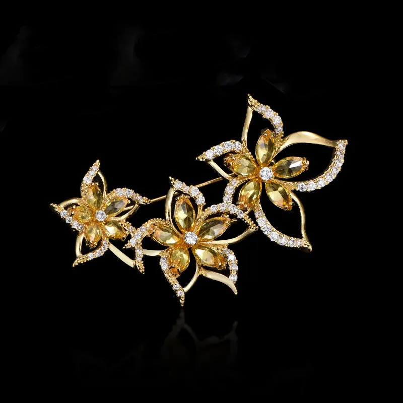 Lan Ying Crystal Brooches Women's-5