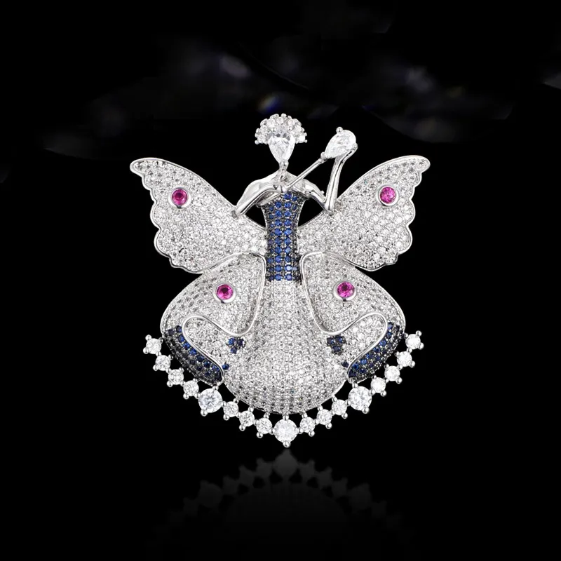 Lan Ying Crystal Brooches Women's-1