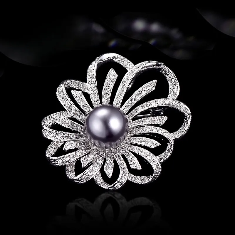 Lan Ying Austrian Crystal Brooches Women's-6