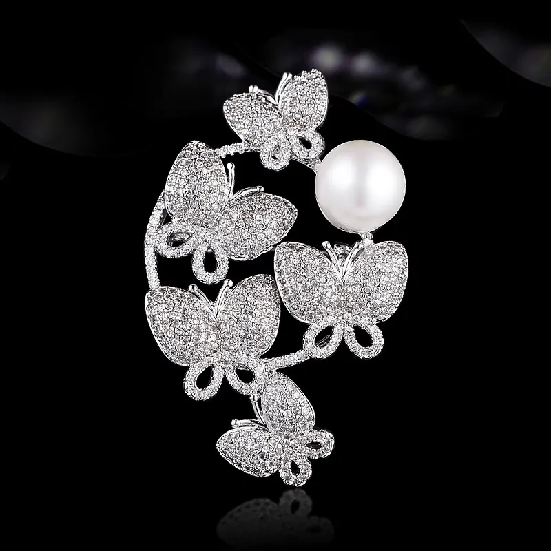 Lan Ying Austrian Crystal Brooches Women's-2