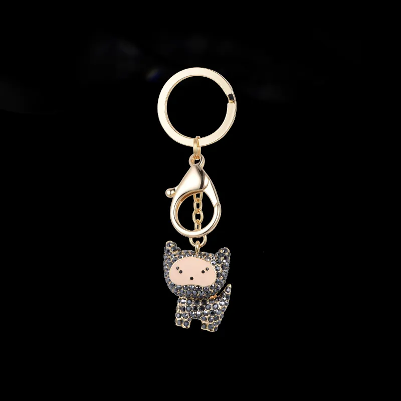 Lan Ying Artificial Crystal Original Design Keychain Unisex-11