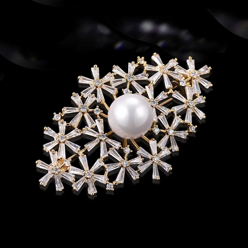 Lan Ying Artificial Crystal Brooches Women's-6