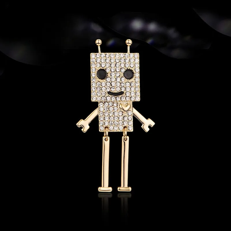 Lan Ying Artificial Crystal Brooches Women's-6
