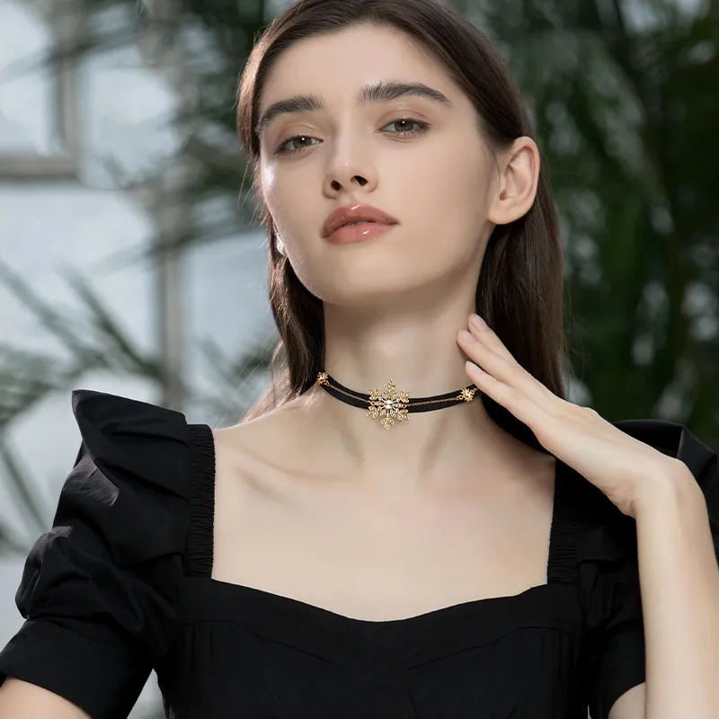 Lan Ying Alloy Necklaces Women's-6