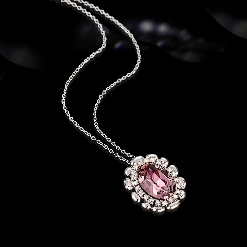 Lan Ying Artificial Crystal Necklaces Women's-5