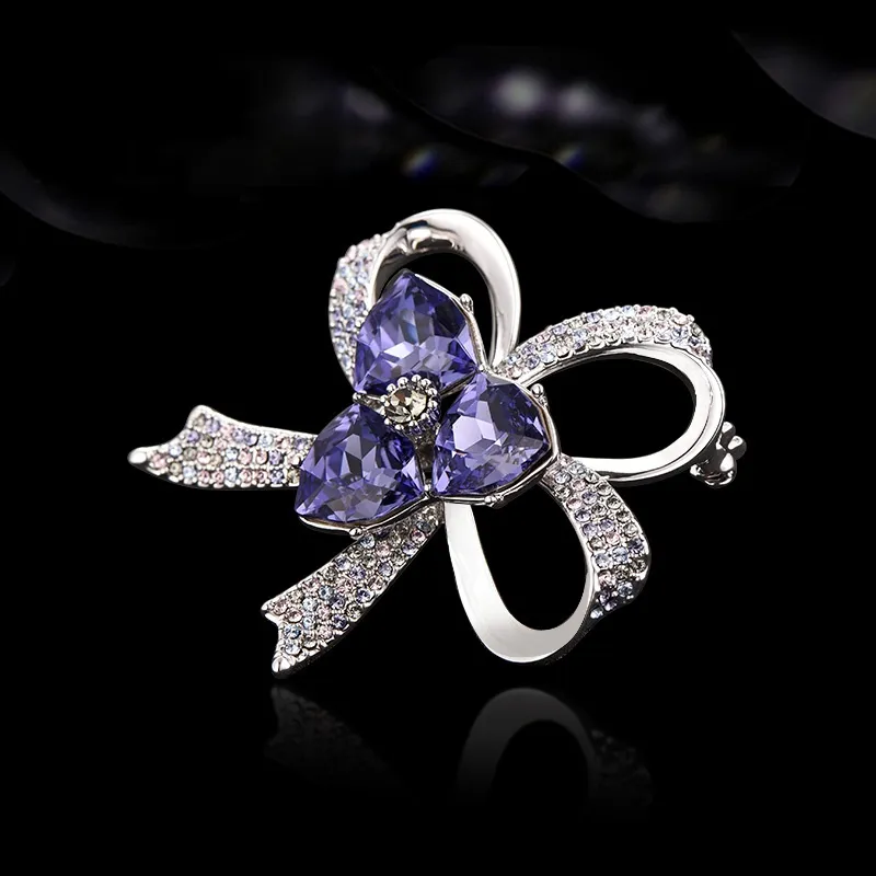 Lan Ying Austrian Crystal Brooches Women's-5
