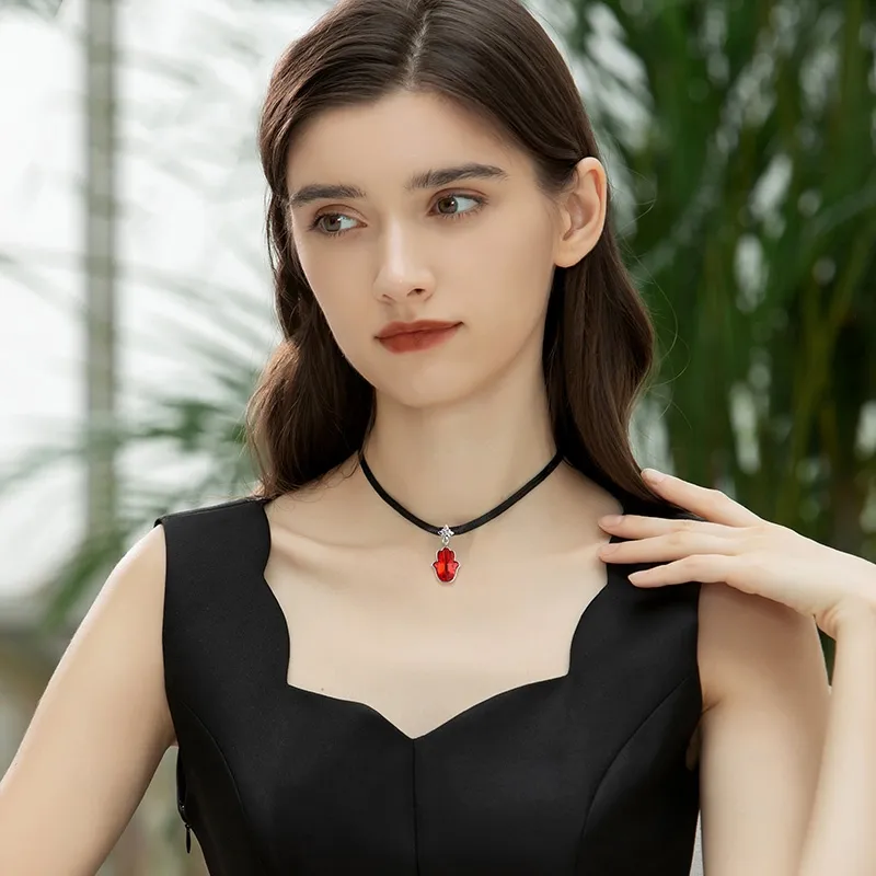 Lan Ying Artificial Crystal Necklaces Women's-2
