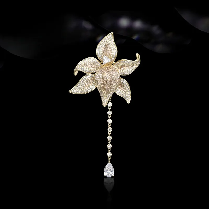 Lan Ying Crystal Brooches Women's-1