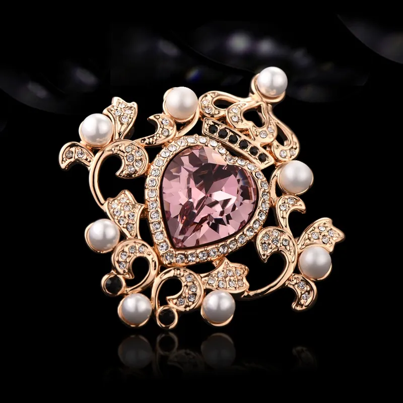 Lan Ying Crystal Brooches Women's-3