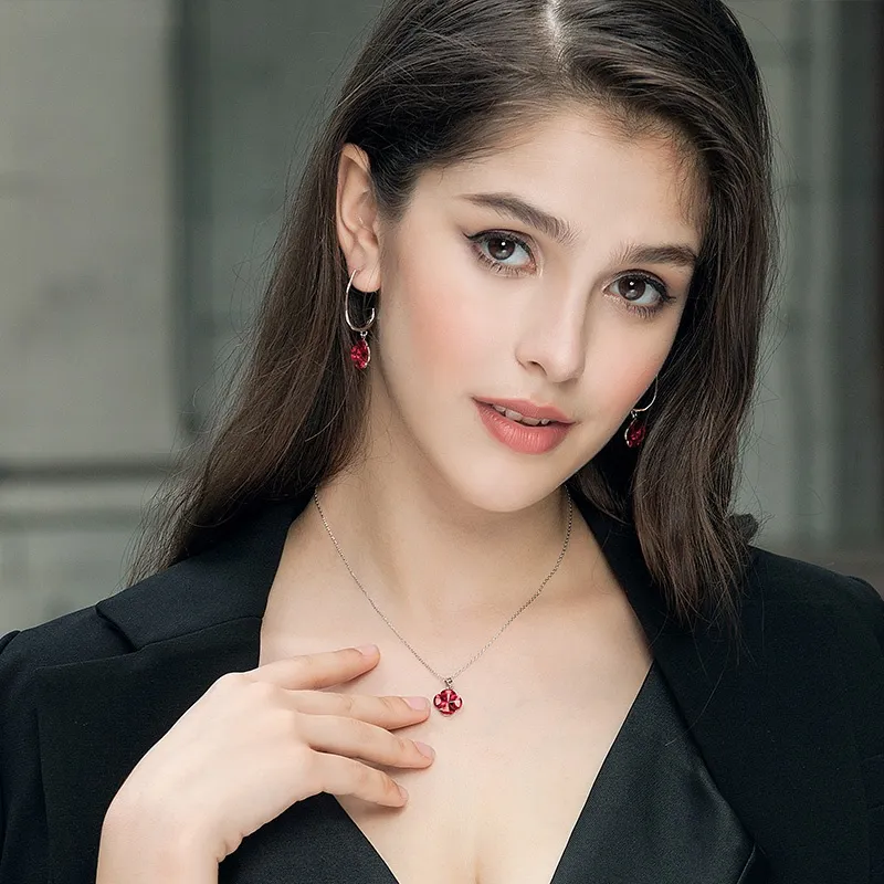 Lan Ying S952 Silver Necklaces Women's-1