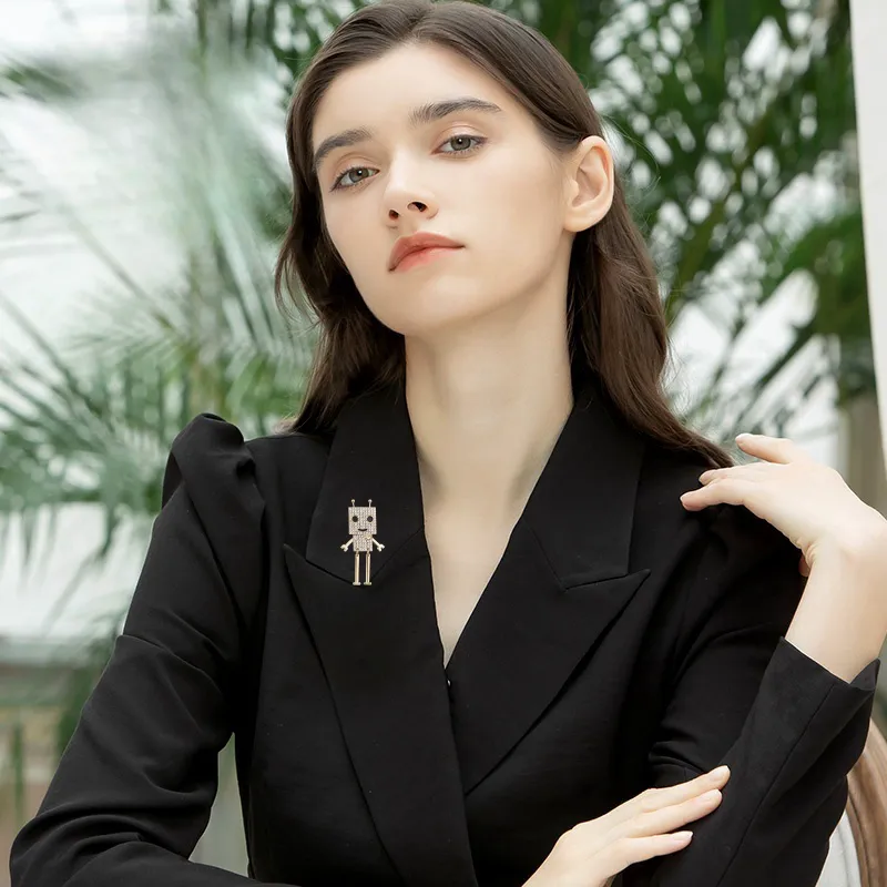 Lan Ying Artificial Crystal Brooches Women's-5