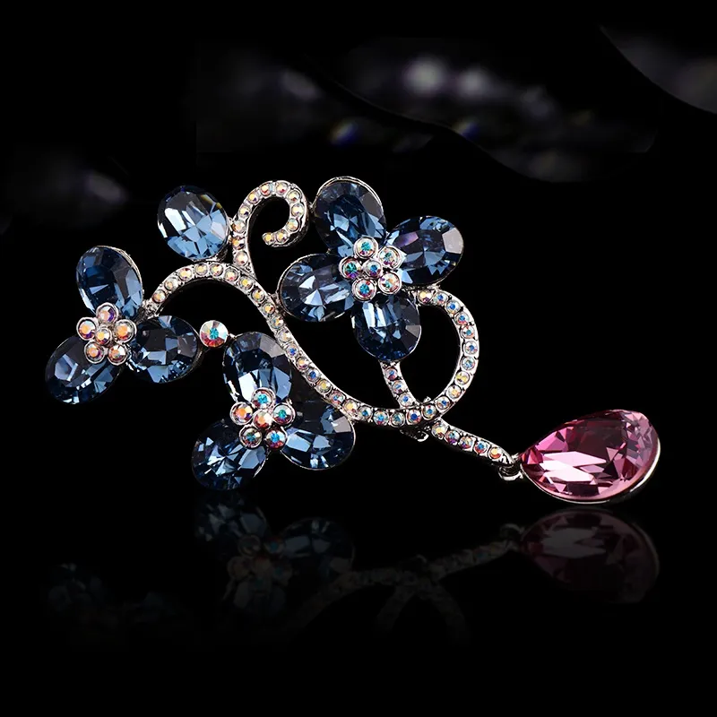 Lan Ying Crystal Brooches Women's-3