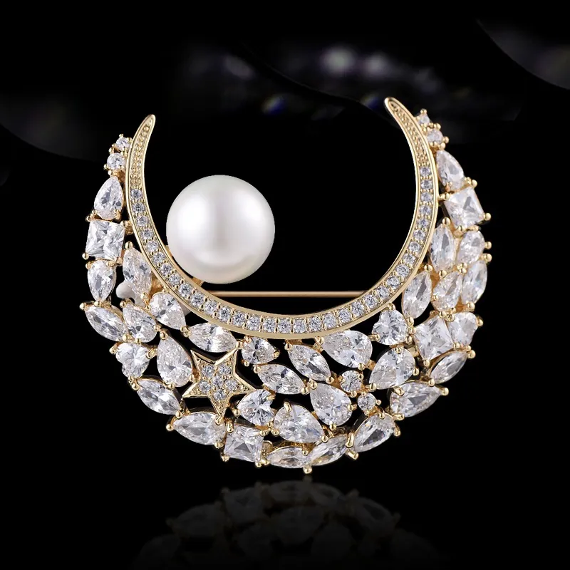 Lan Ying Artificial Crystal Brooches Women's-4