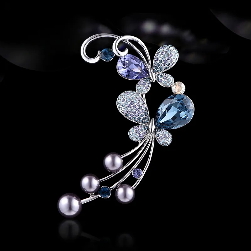 Lan Ying Austrian Crystal Brooches Women's-7