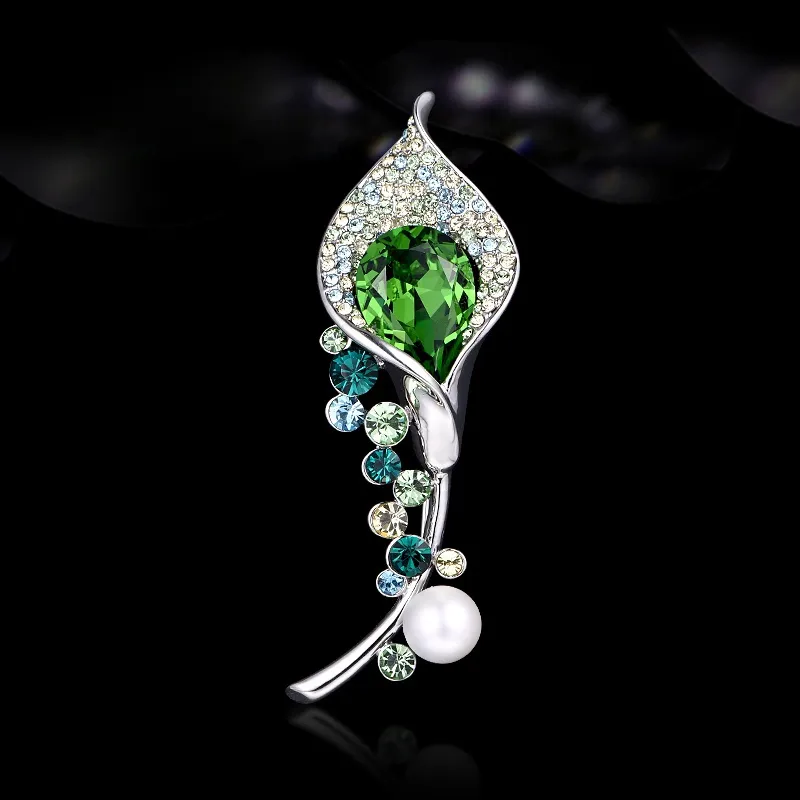 Lan Ying Austrian Crystal Brooches Women's-1