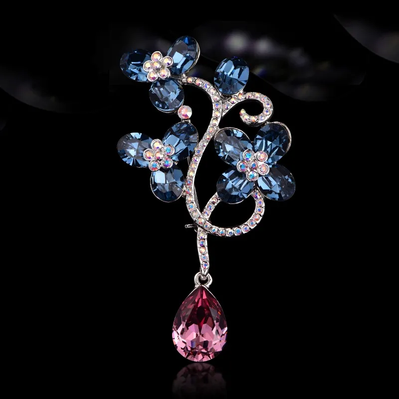 Lan Ying Crystal Brooches Women's-1