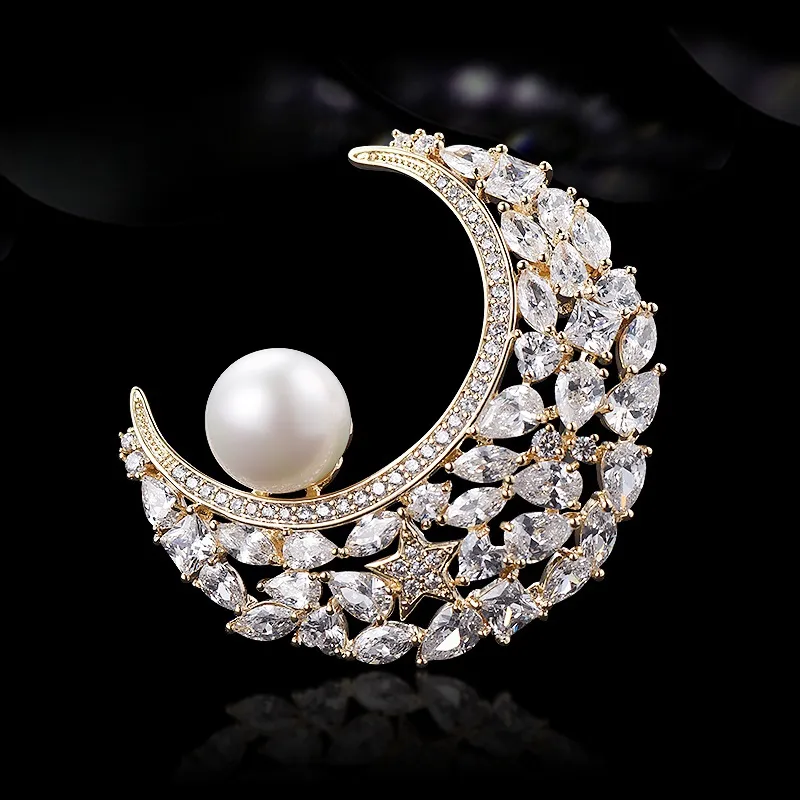 Lan Ying Artificial Crystal Brooches Women's-6