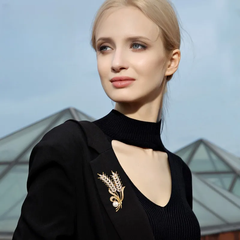 Lan Ying Artificial Crystal Brooches Women's-1