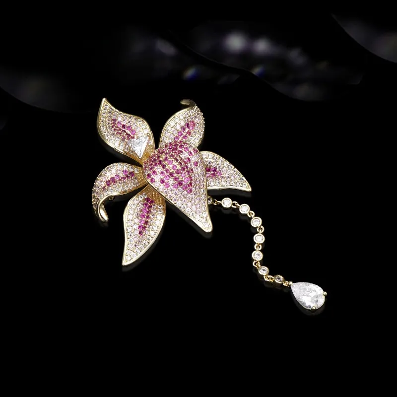 Lan Ying Crystal Brooches Women's-5