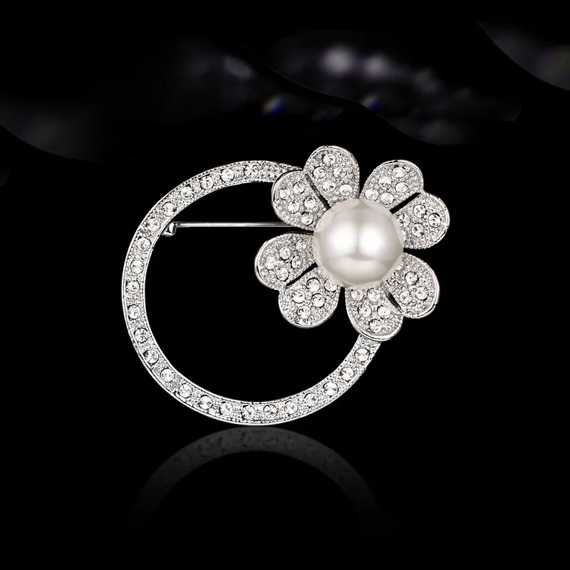 Lan Ying Artificial Crystal Brooches Women's-2