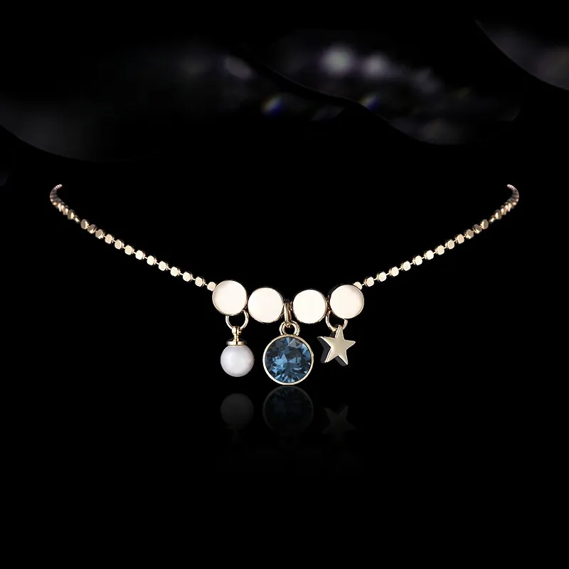 Lan Ying Artificial Crystal Necklaces Women's-1
