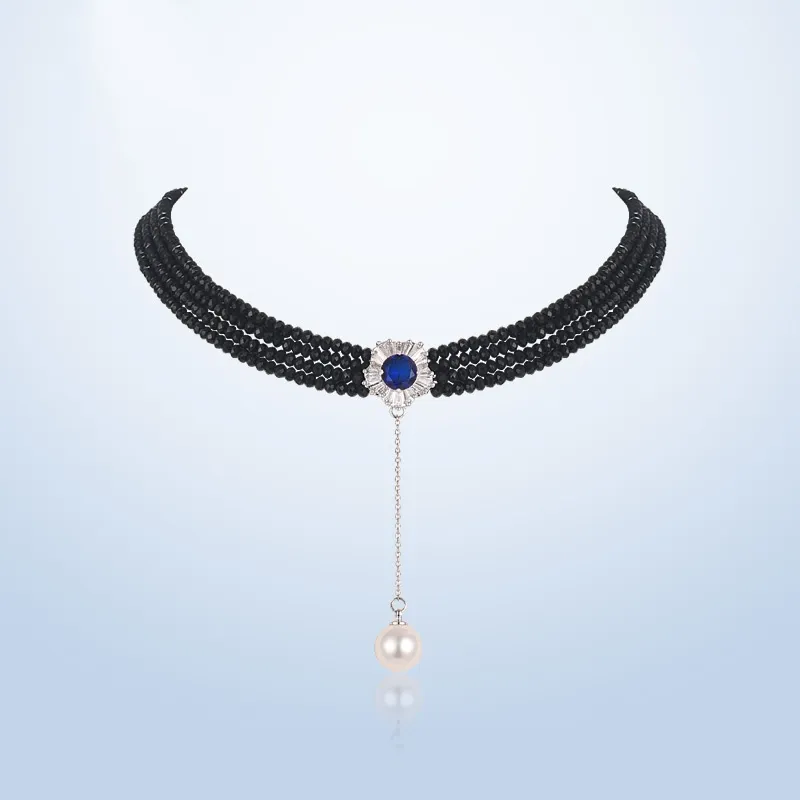 Lan Ying Artificial Crystal Necklaces Women's-1
