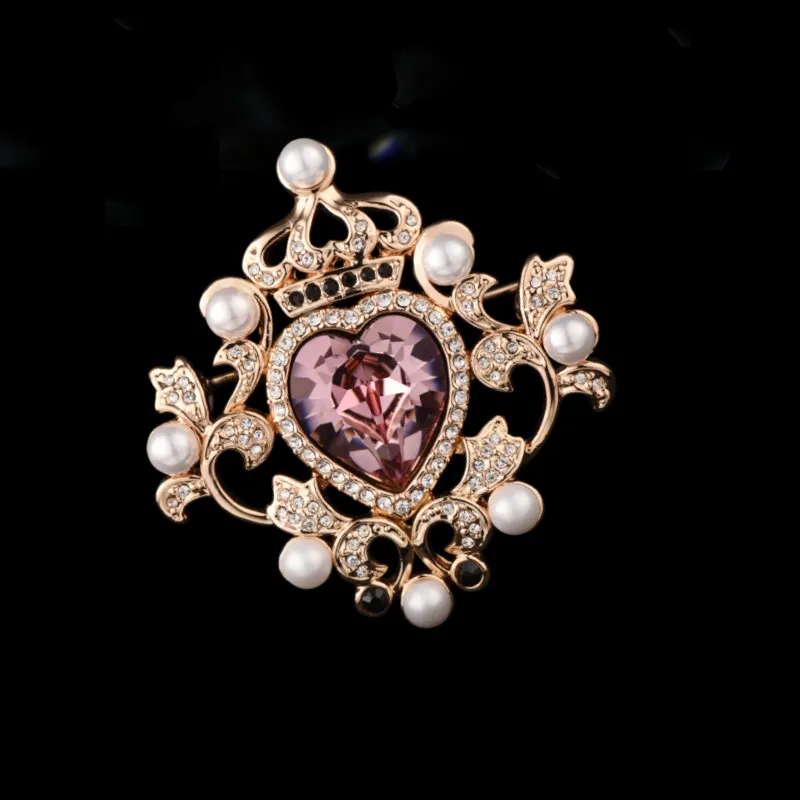 Lan Ying Crystal Brooches Women's-2