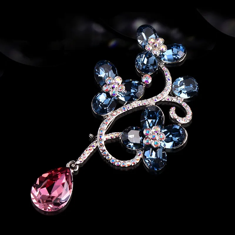 Lan Ying Crystal Brooches Women's-2