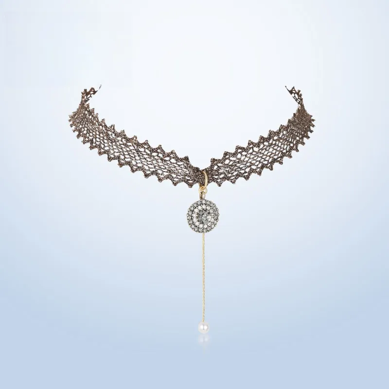 Lan Ying Artificial Crystal Necklaces Women's-8