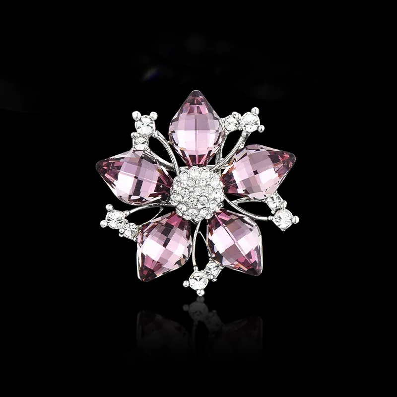 Lan Ying Austrian Crystal Brooches Women's-6