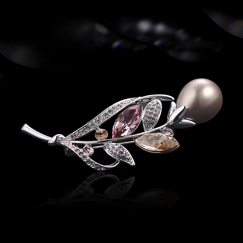 Lan Ying Austrian Crystal Brooches Women's-6