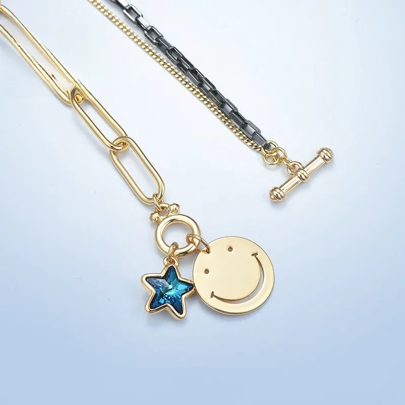 Lan Ying Alloy Necklaces Unisex-3