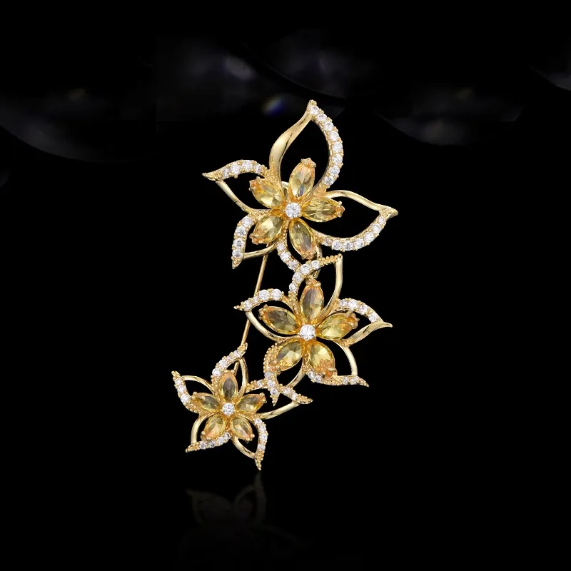 Lan Ying Crystal Brooches Women's-4