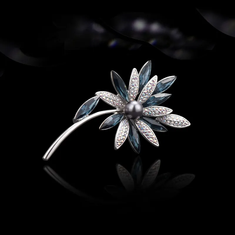 Lan Ying Artificial Crystal Brooches Women's-7