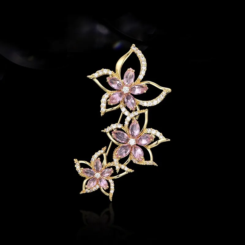 Lan Ying Crystal Brooches Women's-1