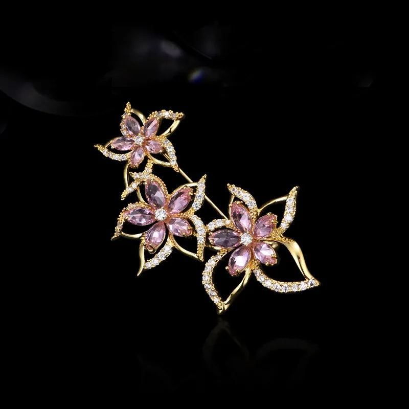 Lan Ying Crystal Brooches Women's-2
