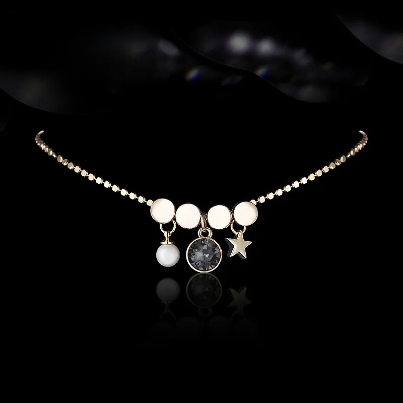 Lan Ying Artificial Crystal Necklaces Women's-5