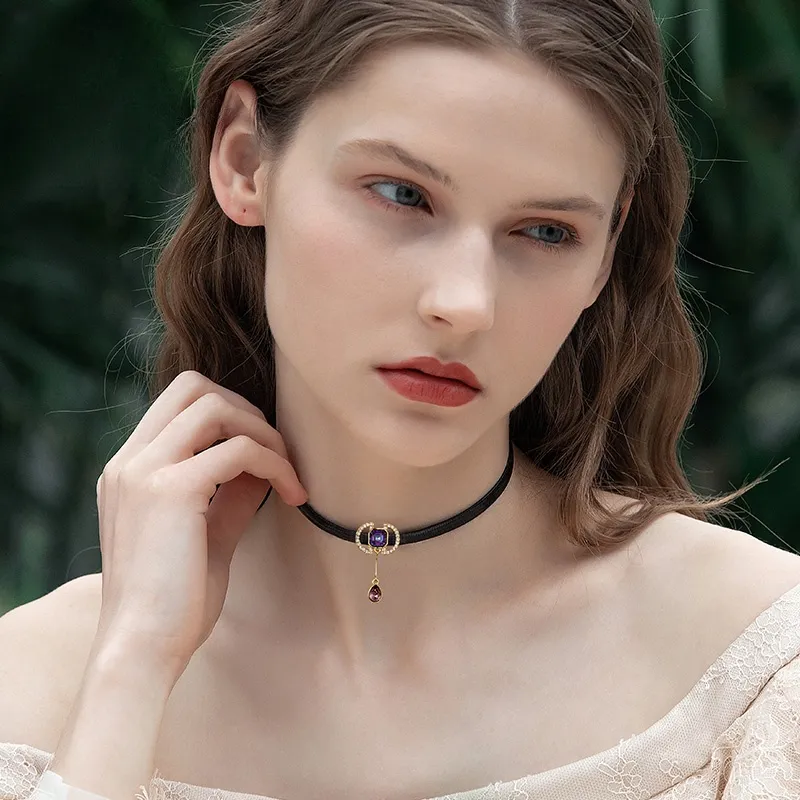 Lan Ying Artificial Crystal Necklaces Women's-1