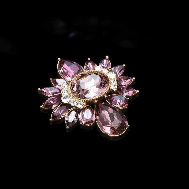 Lan Ying Crystal Alloy Brooches Women's-7