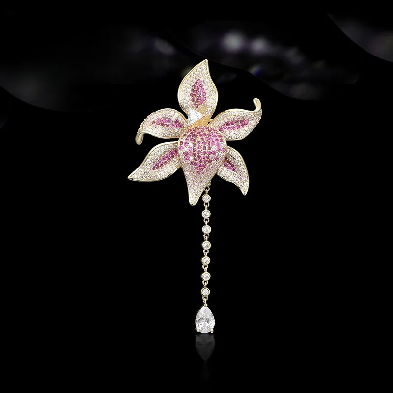 Lan Ying Crystal Brooches Women's-4