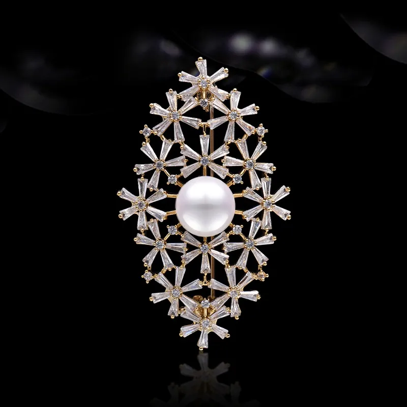 Lan Ying Artificial Crystal Brooches Women's-4