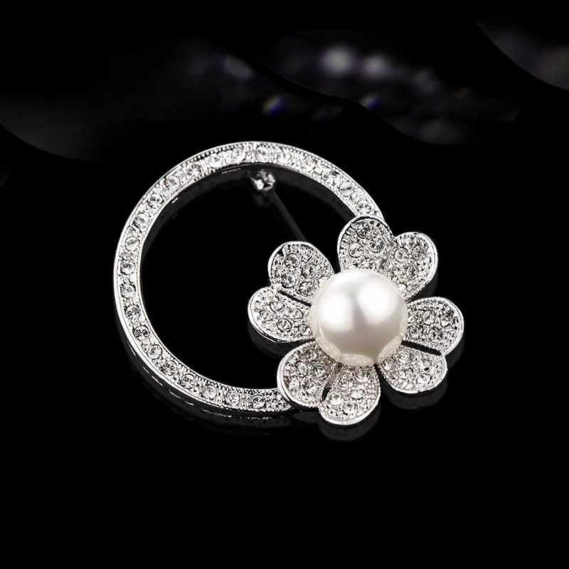 Lan Ying Artificial Crystal Brooches Women's-3