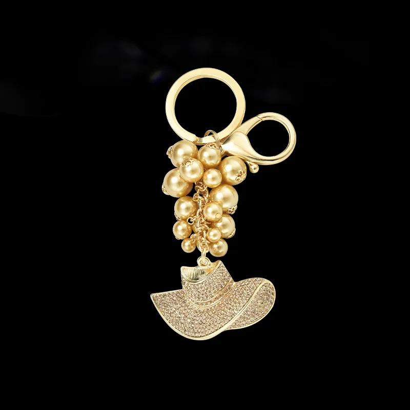 Lan Ying Artificial Crystal Original Design Keychain Unisex-1