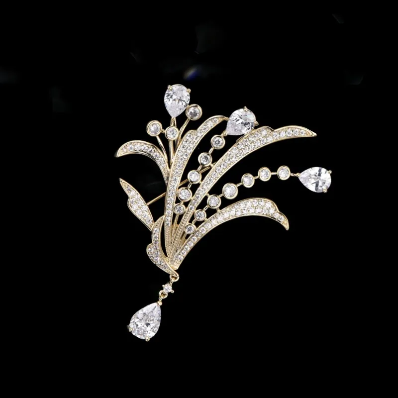 Lan Ying Crystal Brooches Women's-2