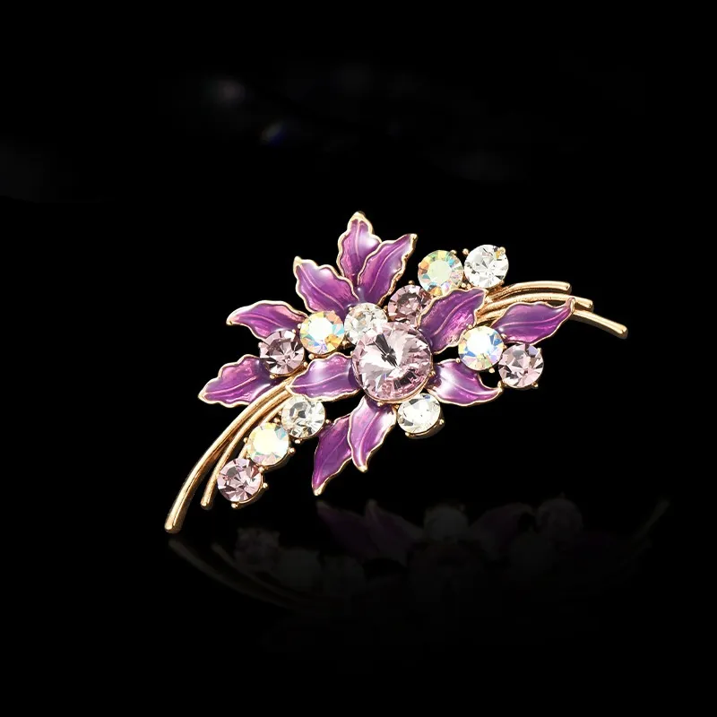Lan Ying Austrian Crystal Brooches Women's-8