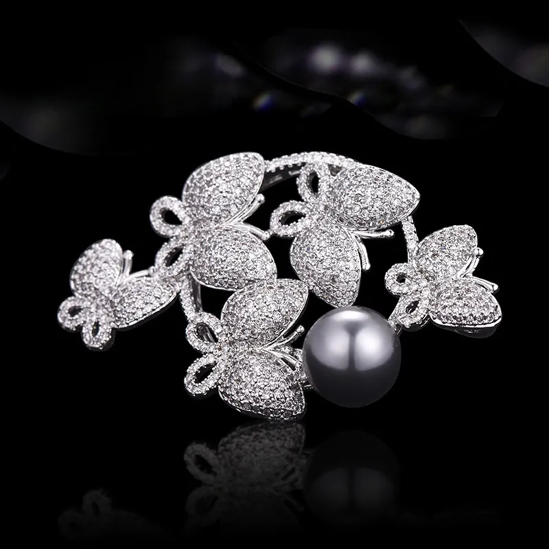 Lan Ying Austrian Crystal Brooches Women's-8