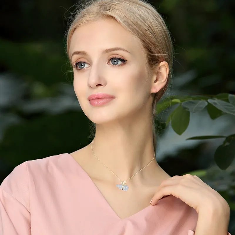 Lan Ying 925 Sterling Silver Necklaces Unisex-1