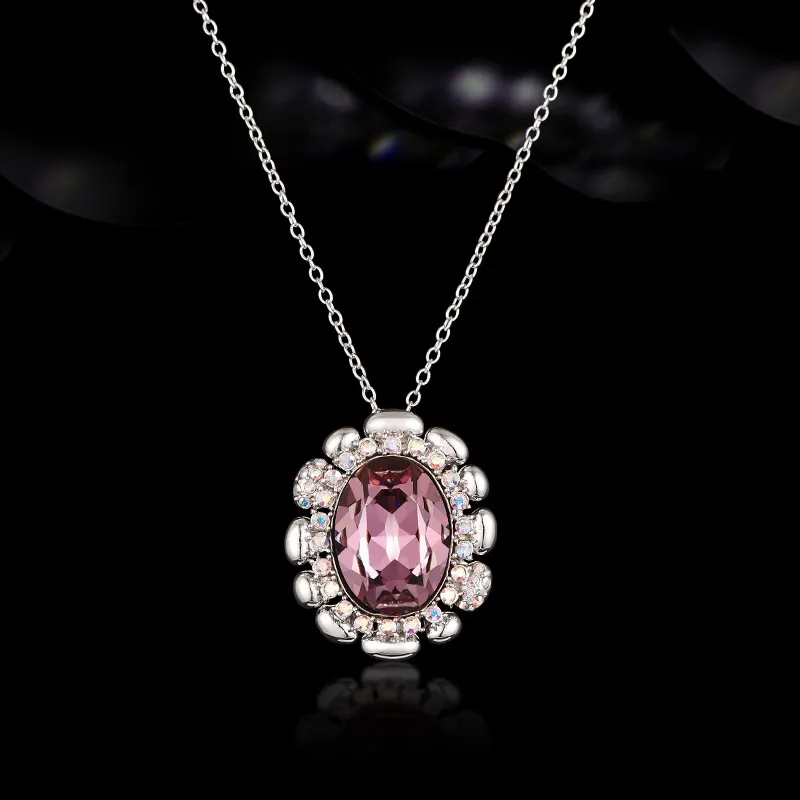 Lan Ying Artificial Crystal Necklaces Women's-4