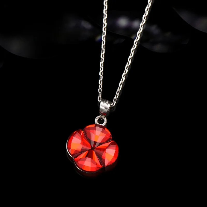 Lan Ying S952 Silver Necklaces Women's-4