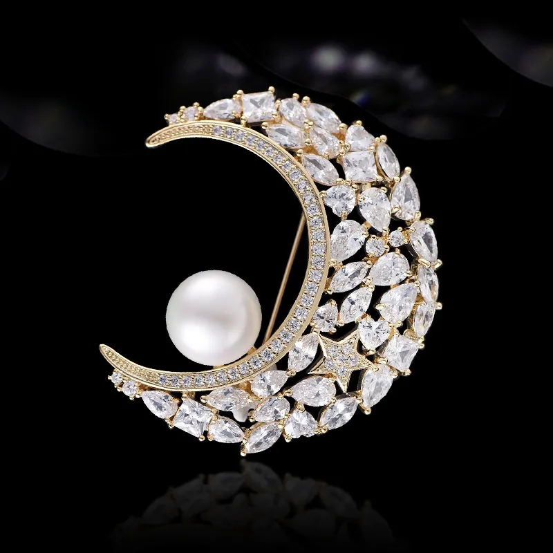 Lan Ying Artificial Crystal Brooches Women's-5